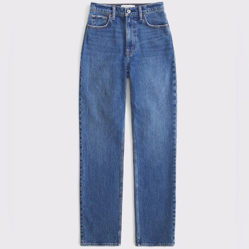 A&F Ultra High Rise 90s Straight Jeans